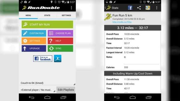 C25K Couch to 5K best android apps for running